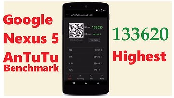 LG Google Nexus 5 AnTuTu Benchmark 6.0 Highest Score 133620 Android 6.0.1 Marshmallow