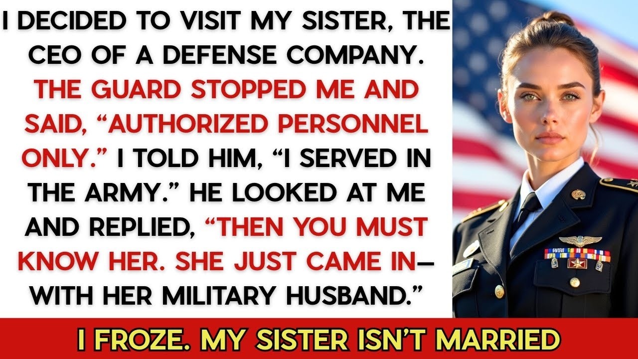 I Decided To Visit My Sister At Her Job As A CEO  At The Entrance, There Was A Sign That Said