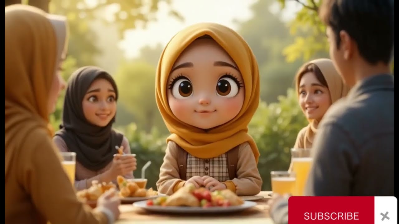 Allah ho Allah ho🌸 | Islamic Cartoon for Kids with Colorful Hijab Girl Adventures!
