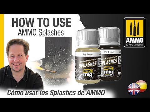Video: AMMO Mig Splashes A.MIG-1753 rozstříknuté bláto (Turned Dirt, 35 ml)