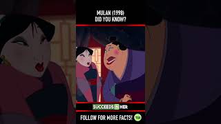 Did you know THIS about MULAN (1998)? Fact 3