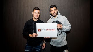 Luis Suarez & Philippe Coutinho Joint Autograph Signing - Genuine Signed Memorabilia