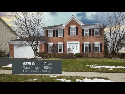 6829 Greene Rd, Woodridge, IL home video tour