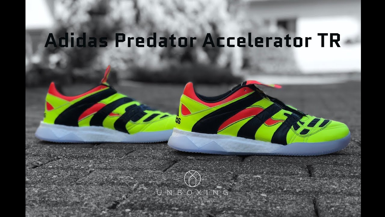 Adidas Predator Accelerator TR ‘solar yellow’ | UNBOXING & ON FEET | football shoes | 4K