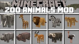 Minecraft ZOO ANIMAL MOD / BREED THE ANIMALS AND WATCH THEM GROW!! Minecraft