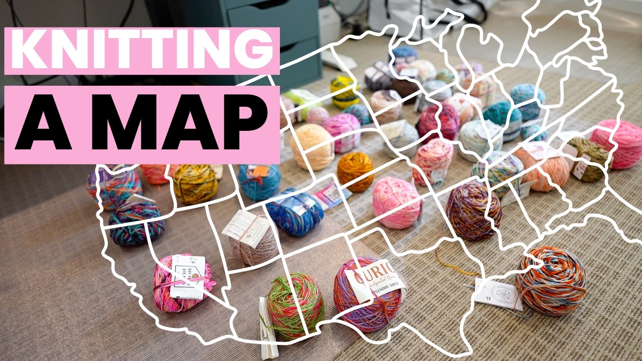 Sorting My 50 States Yarns for My Next Blanket!