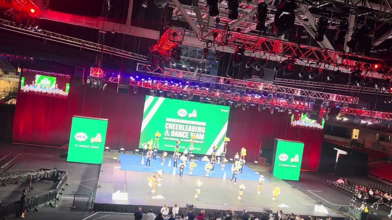 UTC Cheerleaders and Sugar Mocs at the UCA National Championship