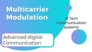 Multicarrier Modulation : OFDM (Part 1)