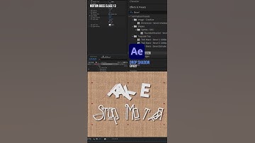 Drop Shadow Adobe After Effects  #motiongraphics #adobeaftereffects #motionboss #aeeffects