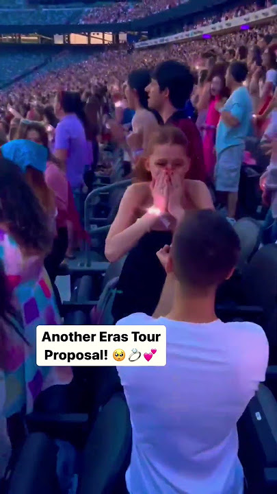 Taylor Swift Eras Tour Proposal ❤️💍💫 #taylorswift #trending #shortsfeed #swifties #erastour
