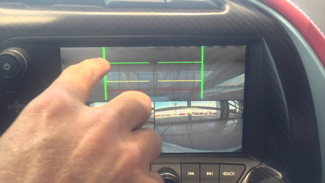How to use the Front Park Camera's on 2016 Corvette YouTube