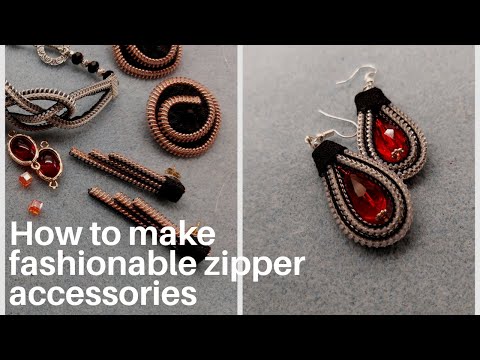 Video: How To Make Stylish Zipper Jewelry