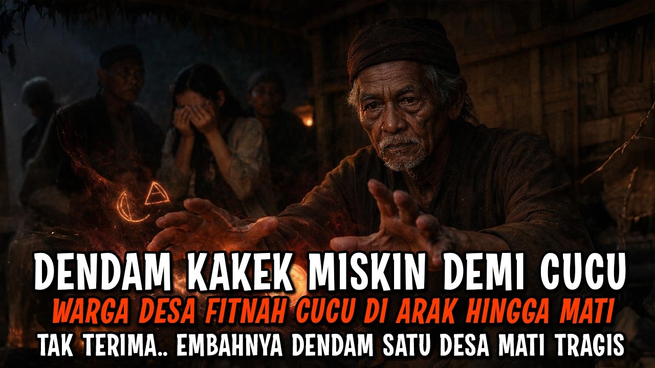 NGERI ! SATU DESA MATI TRAGIS, DENDAM KAKEK CUCUNYA MATI DI FITNAH DI ARAK WARGA
