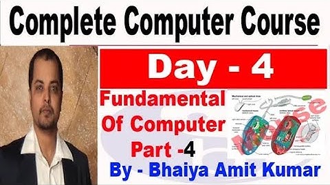 Computer Class Day #4 - कंप्यूटर चलाना सीखें - Basic Computer Course in Hindi #Mouse