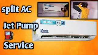 How to split AC Jet pump service | Lloyd AC service Jet Pump | split AC service | #ac #splitac