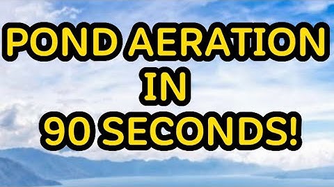 WHY YOU NEED POND AERATION AND 3 TYPES OF POND AERATORS TO CHOOSE FROM - #pondaerator #pondaeration