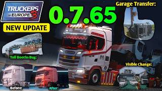 6 Major New Changes - Mega Update 0.7.65 For Truckers Of Europe 3 Truck Gameplay
