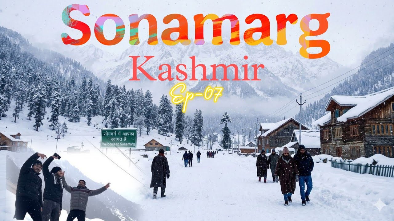 Sonamarg Kashmir l Live snowfall in Kashmir #kashmir #travel #pahalgam 