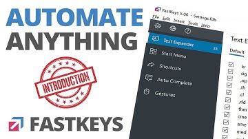 Introduction to FastKeys Automation Software (How to Type Faster), Macro Recorder, Auto Form Fill