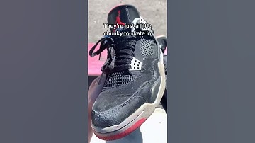 Thumbnail of Rating Skate Shoes Pt.10 (Air Jordan 4s) #shorts