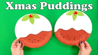 Celebrity How To Make a Christmas Paper Plate Pudding Xmas Crafts Festive #paperplate Net Worth