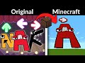 FNF Character Test | Gameplay VS Minecraft Note Block | Alphabet Lore