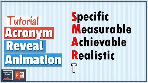 Stylish Acronym Reveal Animation Effect in PowerPoint (Text Animation)