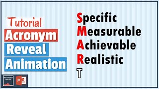 Stylish Acronym Reveal Animation Effect in PowerPoint (Text Animation)