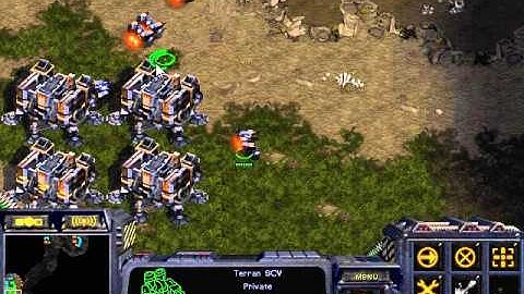 Starcraft Brood war T vs Z in Python 1.3