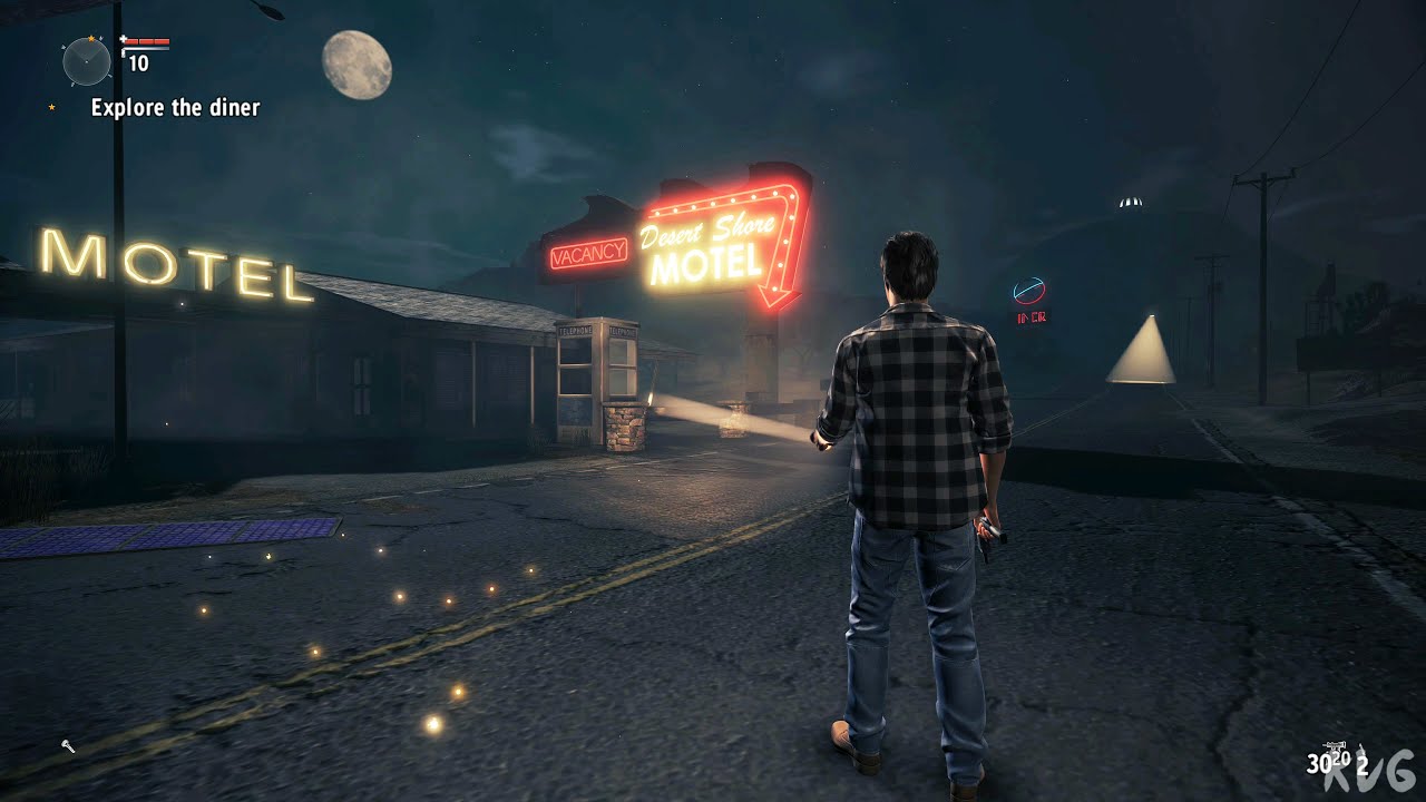 Motel - Alan Wake's American Nightmare Gameplay (Xbox 360) 