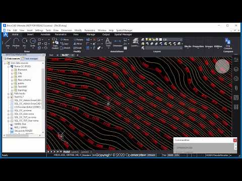 Contours: 2D, 3D, Labels, and more options... (BricsCAD) - Spatial Manager Blog