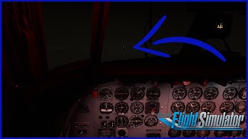[FS2020] Night Landing in Heavy Rain with a Classic Airliner | PMDG DC-6