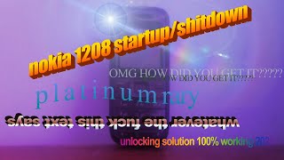 Download lagu Nokia 1208 - Startup/Shutdown [RARE!]