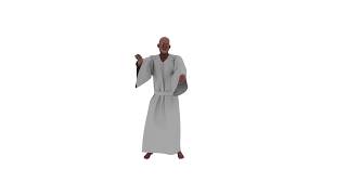 The Macarena Monk - A Marvelous Designer Cloth Physics Test