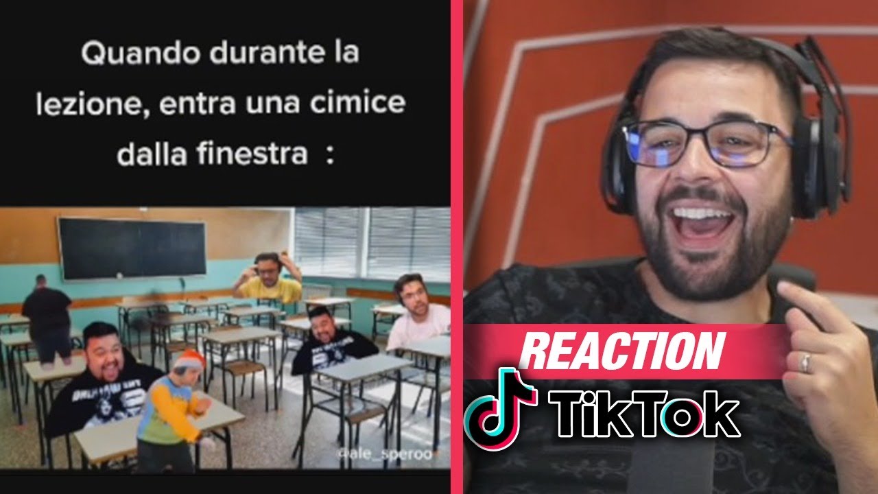 REACTION ai TIKTOK su di me, la Gente è GENIALE !!!