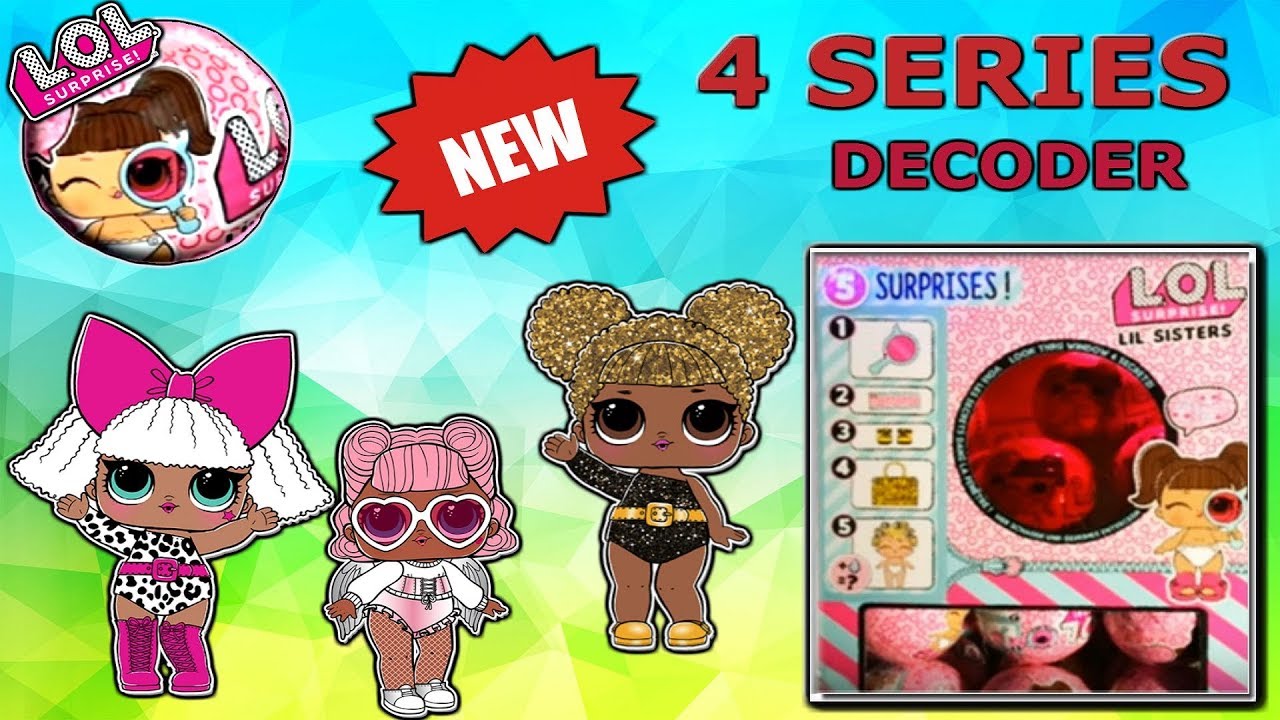НОВЫЕ Куклы ЛОЛ 4 СЕРИЯ ДЕКОДЕР / Kristina AdiGames