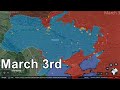 Russoukrainian war 3rd of march mapped using google earth day 8