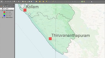 QGIS. Vectorization. points, polylines, and polygons.
