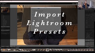 How to import downloaded Lightroom presets into adobe LR (Lightroom CC tutorial)