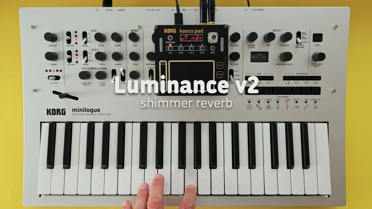 Sinevibes Luminance v2 – on KORG NTS-3 kaoss pad - YouTube