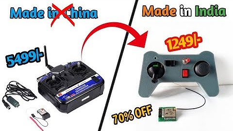Low cost transmitter and receiver for rc plane|सबसे सस्ता RC कन्ट्रोलार@SwapnilNimbalkar#controller