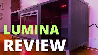 Ameriwood Home Lumina Fireplace TV Stand Review | The Best Amazon Fireplace TV Stand with LED Lights