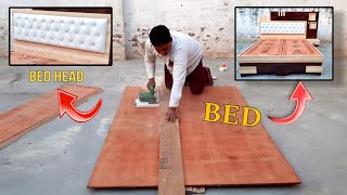 How To Build Double Bed At Home In 2024|डबल बेड कैसे बनाए| Bed Design 2024|Double Bed kaise Banaye