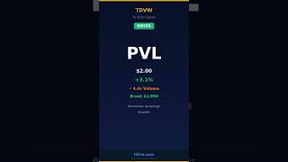 $PVL Just Broke Out +3.1% — 4x Volume Spike 🔥 | Stock Alert #Shorts