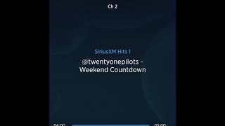 twenty one pilots SiriusXM Weekend Countdown