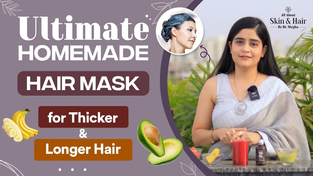 Homemade Banana Hair Mask for Hair Growth, Hair growth mask to get