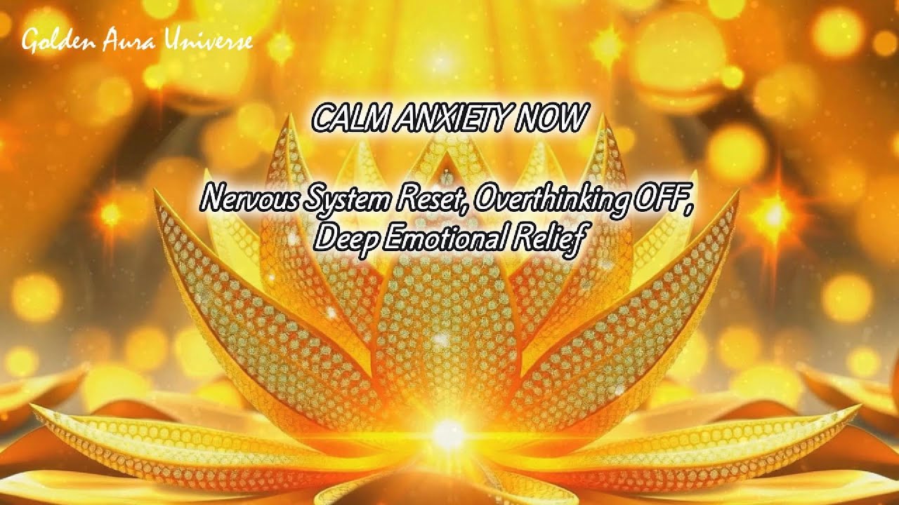 CALM ANXIETY NOW  432Hz + 396Hz | Nervous System Reset, Overthinking OFF, Deep Emotional Relief