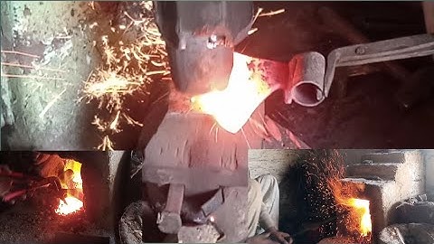 iron put into the blacksmith furnace // 2 s all axe prepare full details // Real blacksmith skills