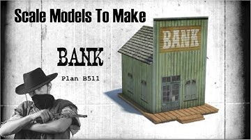 13 Scale Model Wild West Building 🔥