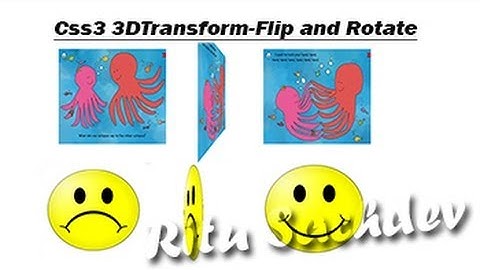 Css3 -3d Transform Property / Flip and rotate Your Elements